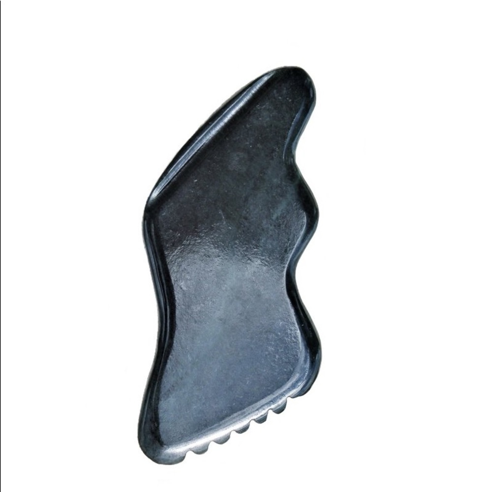 Dark Green Nephrite Jade Gua Sha Stone